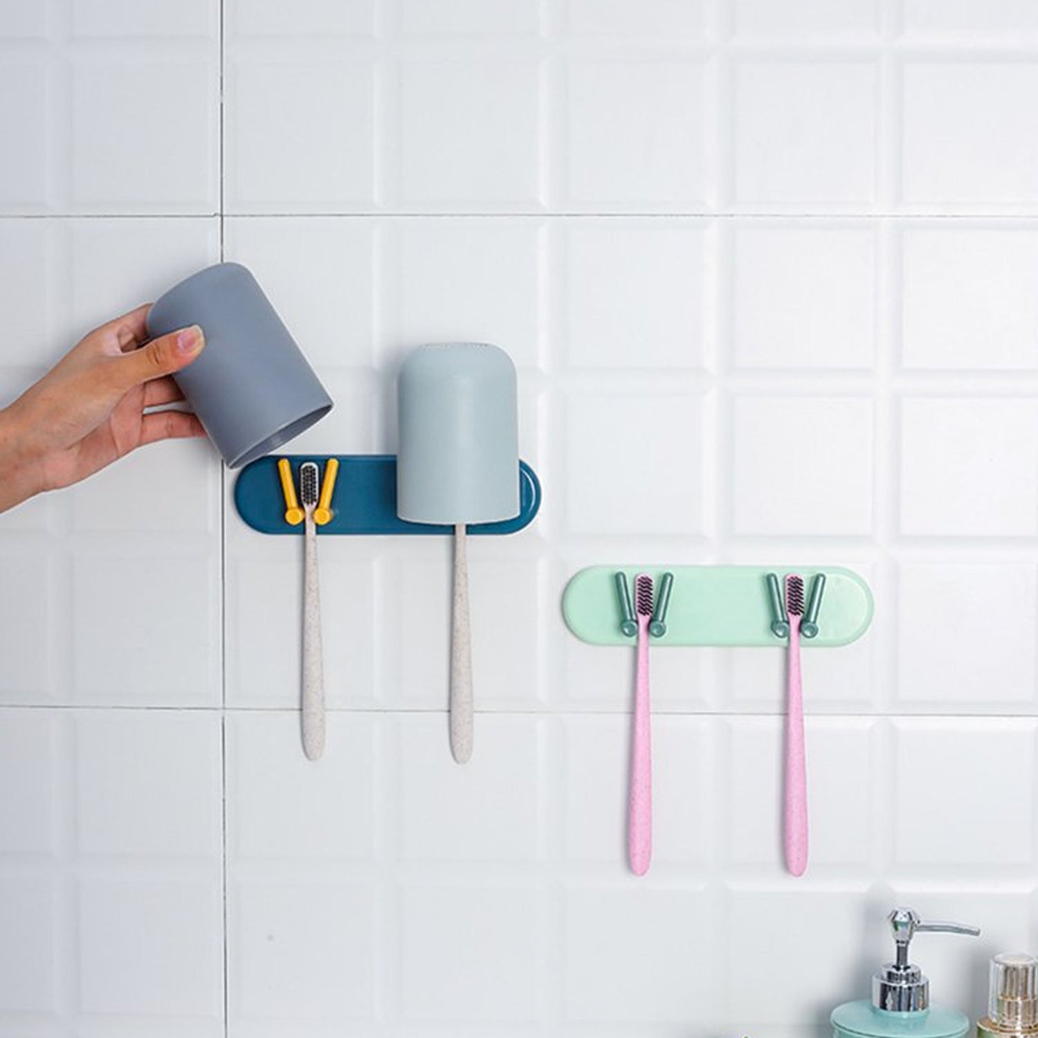 4703 Plastic Multipurpose Holder Bathroom Accessories Organizer Wall Mounted Hanging Mount Shelf & Hooks (1pc) 4703 Plastic Multipurpose Holder Bathroom Accessories Organizer Wall Mounted Hanging Mount Shelf & Hooks (1pc)